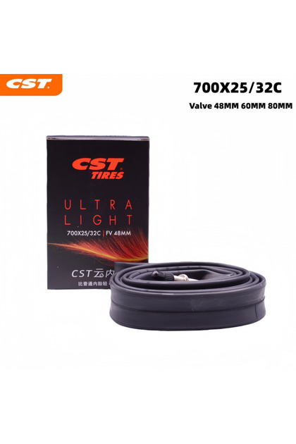 Presta Valve 700c 60mm 700X25-32C CST Gravel Bicycle Inner Tube 700C Road Bike Ultra Light Tubes 70