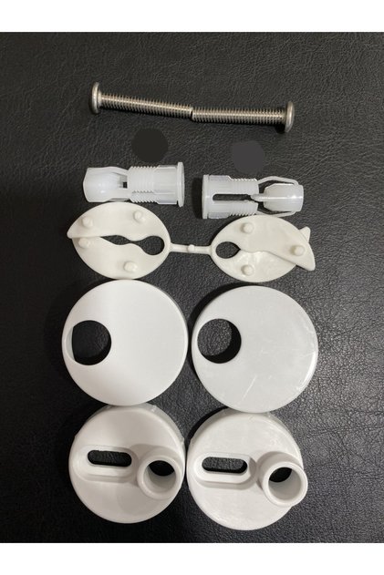 Thermoplast Soft Yavaş Kapanan Amortisörlü Klozet Kapak Menteşesi Montaj Vidası Plastik