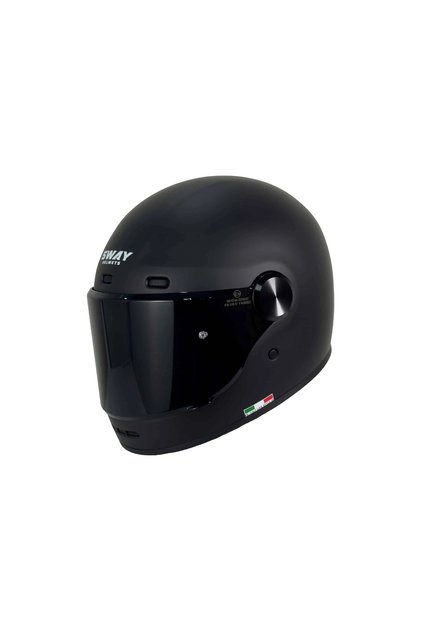 KASK SW-V6 RETRO MAT SİYAH