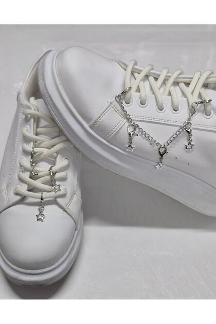 Melkady 1301 - Star Figured Chain Bag, Shoe Charm, Ornament - Pack of 6