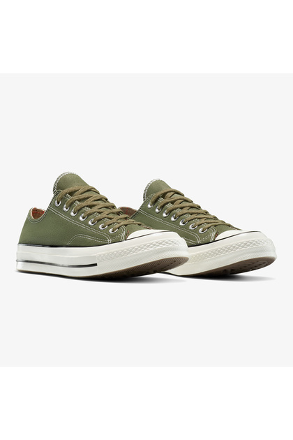 quakers / approach with caution 7インチ レア Converse Chuck 70 Houndstoothed Unisex Haki Sneaker - Fiyatı