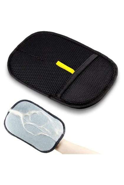 Mănușă reutilizabilă pentru îndepărtarea părului de animale, tehnologie electrostatică, neagră, 1 buc.