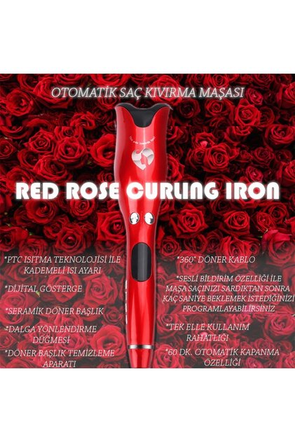 Professional Automatic Hair Curler, Quick and Easy Use, Noiseless Design