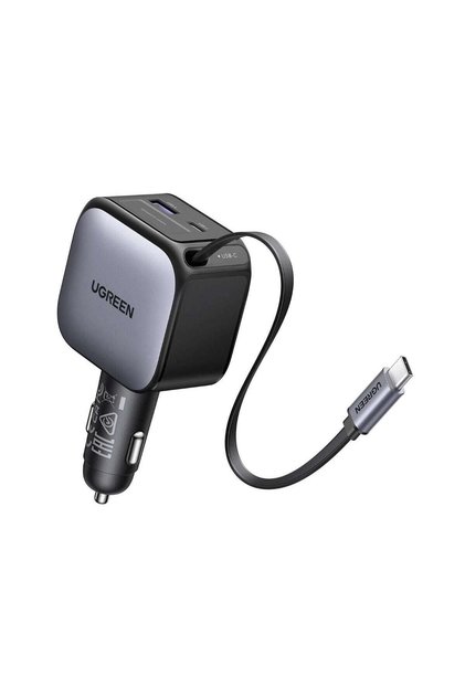 EC602 Car Charger with Cable 60 Watts - Space Gray (EC602-55212B)