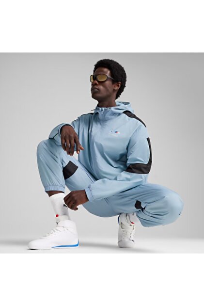 Puma BMW MMS MT7+ WIND JACKET Mavi Erkek Fermuarlı Ceket - Fiyatı