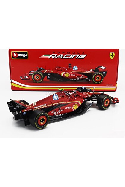 Burago Bburago 1/18 Ferrari F1 Formula Yarış Arabası Carlos Sainz