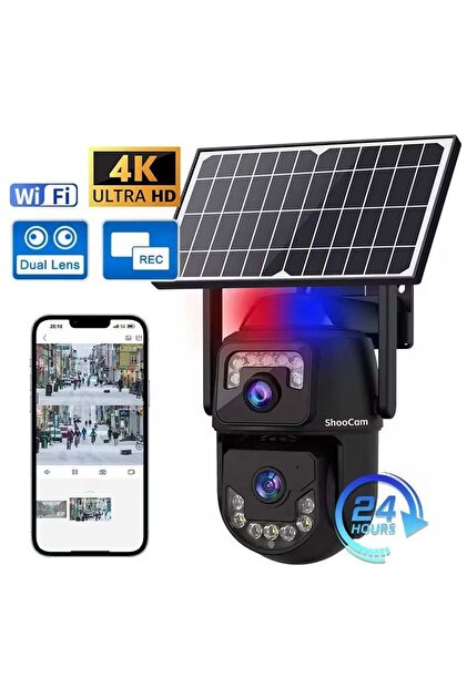 Pulnix WİFİ SOLAR KAMERA PLX -4014 AOV TEKNOLOJİSİ 7/24 KAYIT V
