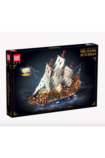 Super Set Construcție The Flying Dutchman – 2159 Piese, Light Bricks, Seria Piraților