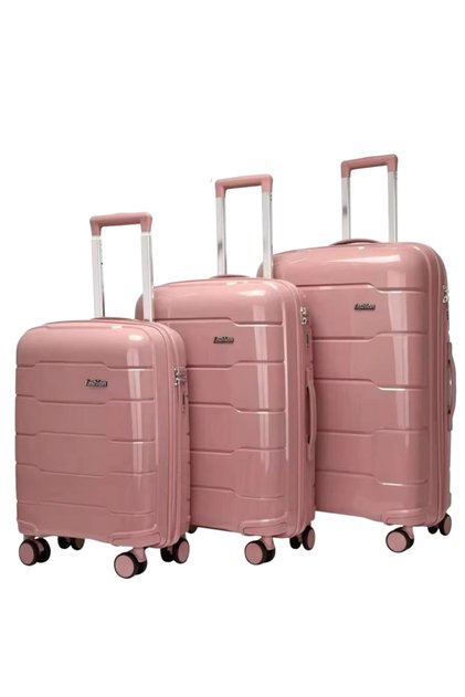 PP Hard Shell 3-Piece Luggage Set | Lightweight Durable Suitcase with TSA Lock and 360 Wheels