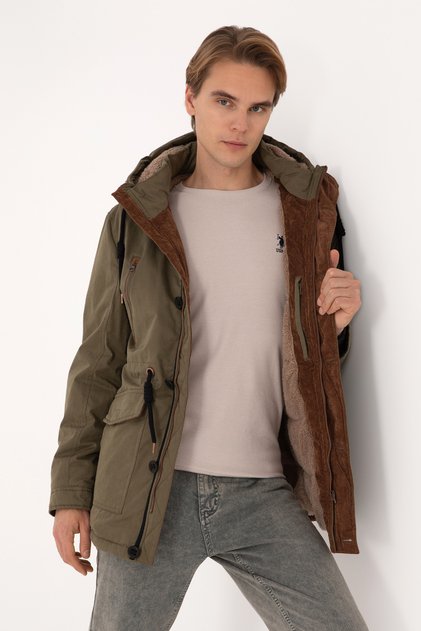 Men's Khaki Coat 50310299-Vr027