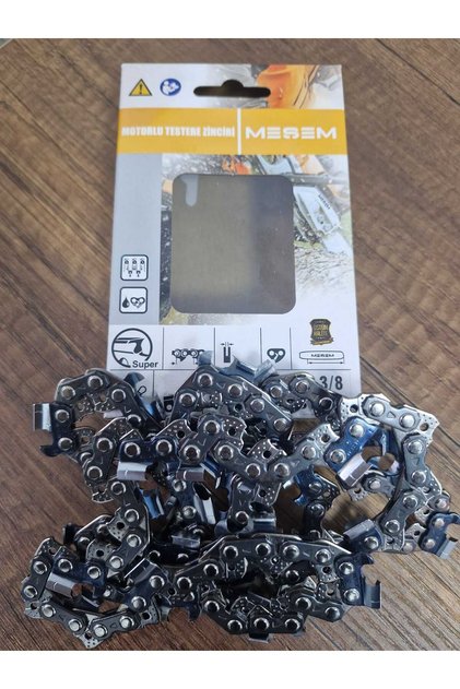 36 Diş Motorlu Testere Zinciri - 3/8 1.5mm 36 Diş - Köşeli