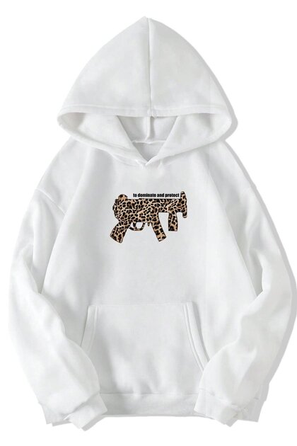 Unisex Oversized (White) to Dominate and Protect Hodie (White)