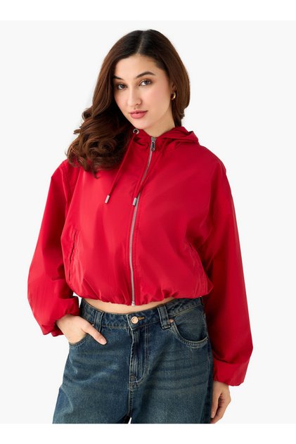 Cropped Veronica Jacket with Hood