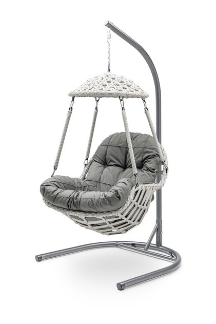 Osaka Tekli Rattan Salıncak Dış Mekan Bahçe Balkon Ve Teras Salıncağı