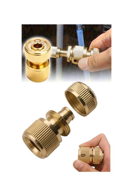 Garden Hose Fountain Quick Connector 1 Piece