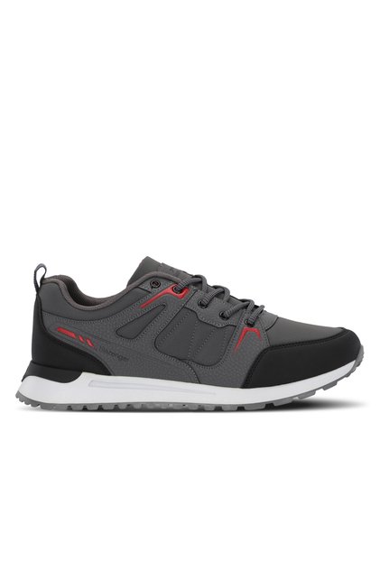 Outback I Men's Dark Gray / Red Casual Sneakers