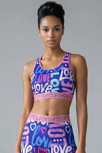 Artletics Women's Printed Bra Sports Bra