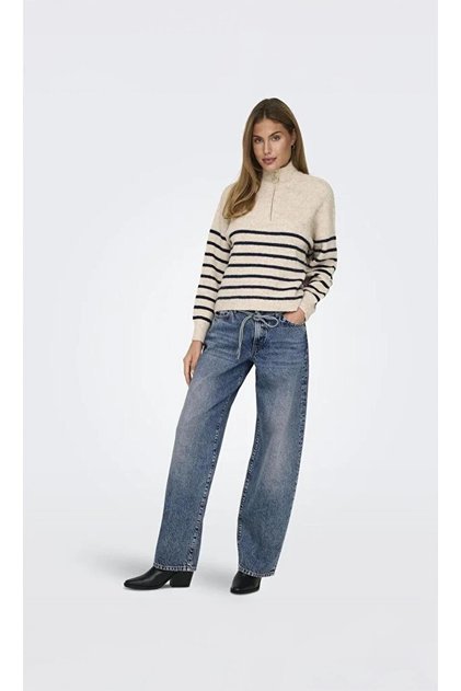 Straight Cut Jeans Onlgianna Mittlere Taille Ballon Schnitt Jeans