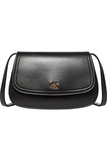 Calvin Klein CK FLAP CAMERA BAG Kadın Siyah Omuz Çanta - Fiyatı