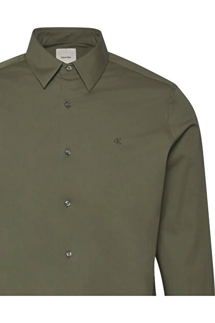 green emerald velvet dress Calvin Klein Performance Slim Fit Dress Shirt
