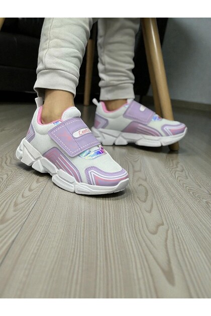 Unisex Hook-and-Loop Mesh Sneakers Orthopedic Stretchy Lightweight Breathable Kids' Sneakers