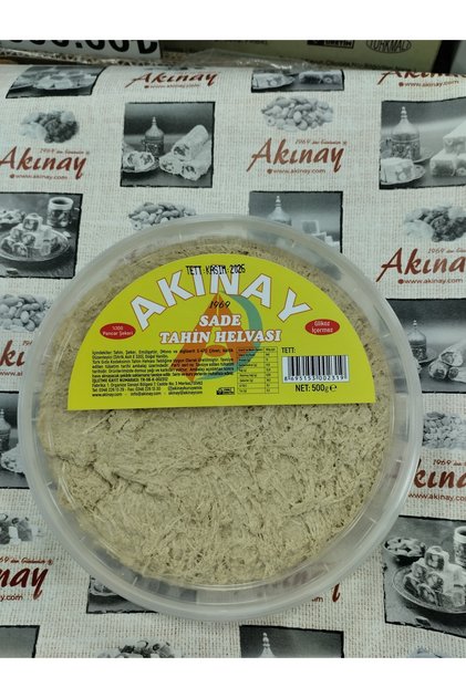 500 Gr Akınay Plain Tahini Halva