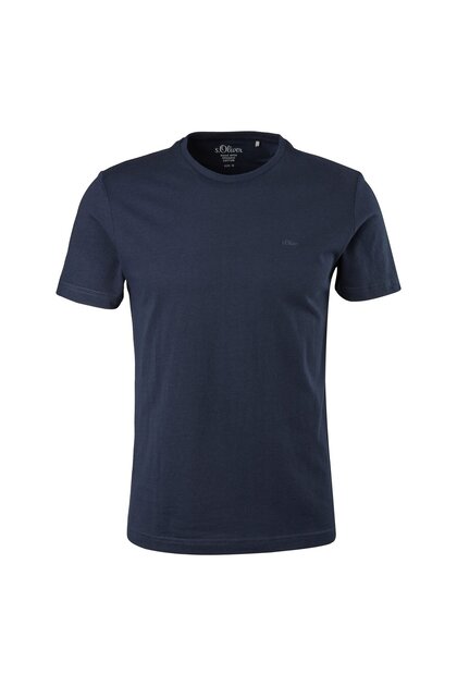 Herren T-Shirt - Basic, Rundhals, Baumwolle, einfarbig