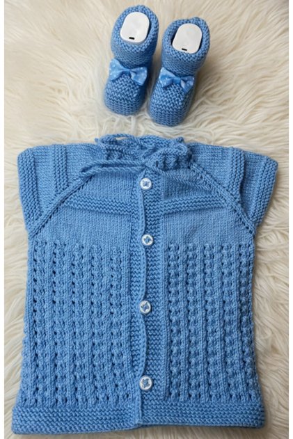 Hand Knitted Vest and Booties | | Baby & Kids Vest and Booties Set | | Knitted with "Nako Elit Baby"