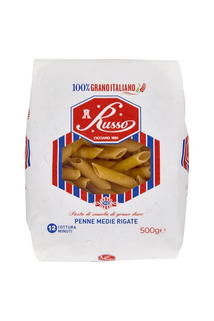 PASTA DI SEMOLA PENNE MEDIE RIGATE 500 GR