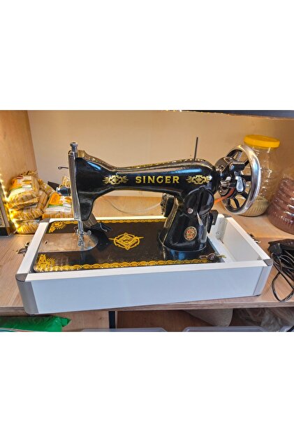 MERİÇ SiNGER DİKİŞ MAKİNESİ ÇANTALI MOTORLU kara kafa orijinal