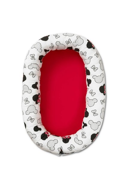 Baby nest multifunctional cu husa detasabila Minnie 95x50 cm