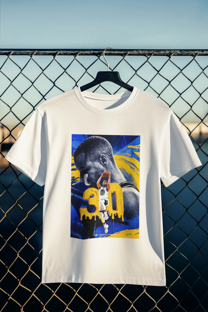 Stephen Curry Printed Tshirt, 100% Cotton Breathable Fabric