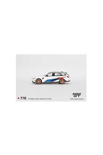 mini gt 776 BMW M3 M Touring Alpine White 1/64 Model Araba