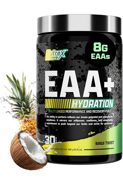 EAA Hydration EAAs + BCAAs Powder, Maui Twist, 30 Servings