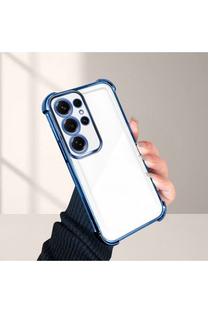 Samsung Galaxy S25 Ultra Compatible Case Anti-Drop Plating Transparent Silicone Phone Case