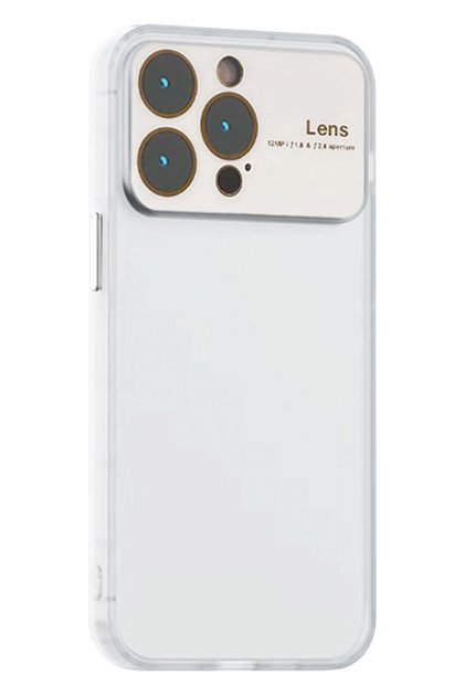 Apple iPhone 15 Pro Max Case Camera Lens Protected Matte Silicone Cover