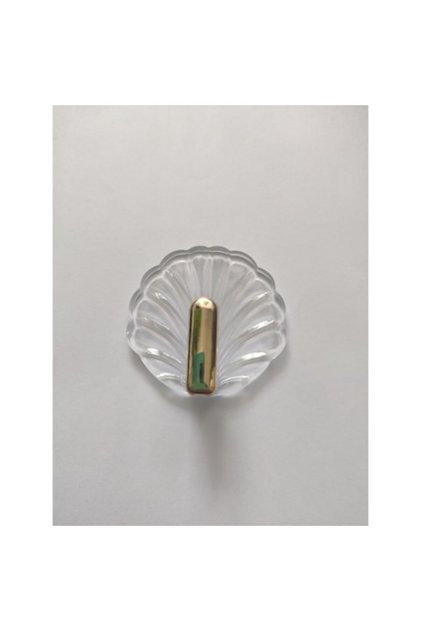 Set de 4 cârlige adezive de perete, acrilice, albe