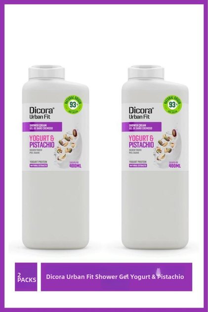 Yogurt & Pistachio Shower Gel 400 ml X2 Pieces