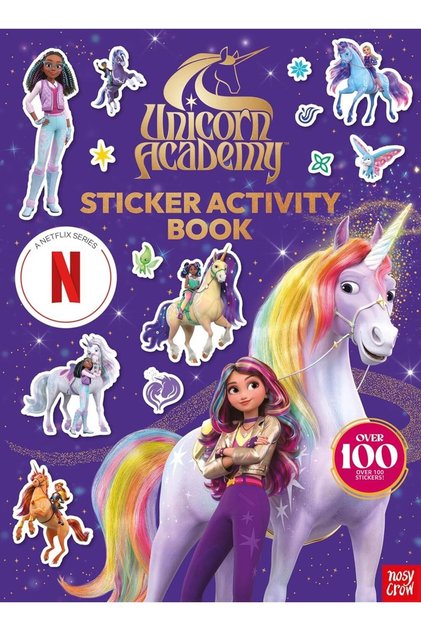 Unicorn Academy: Βιβλίο δραστηριοτήτων με αυτοκόλλητα με περισσότερα από 100 μαγικά αυτοκόλλητα