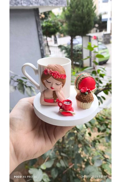 Design Coffee Cup Model Gift Presentation Model