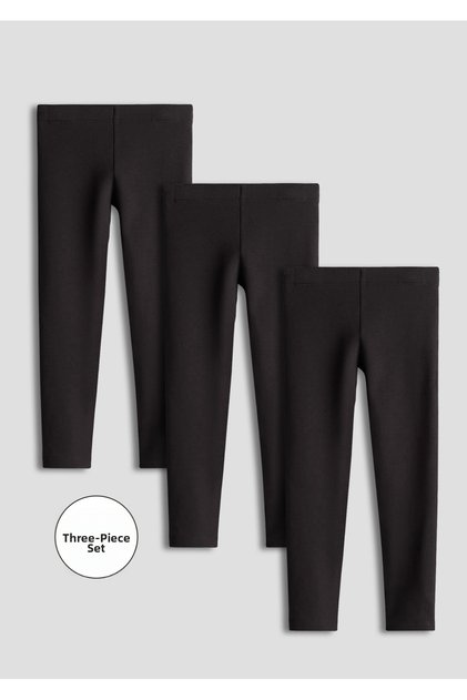 2,3,4,5,6,7,8,9,10,11 Years Old Girls' Leggings Set of 3