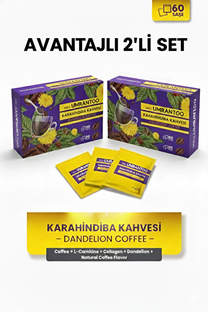 Karahindiba Kahve 30 Saşe 2'li Paket