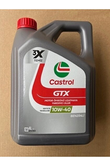 Castrol Gtx Ultraclean 10w40 4 lt Motor Yağı 2025 üretim - Fiyatı