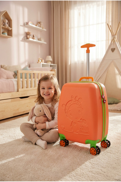 Wexta Wx-410 Turuncu Kız Çocuk Valizi - Fiyatı, Yorumları