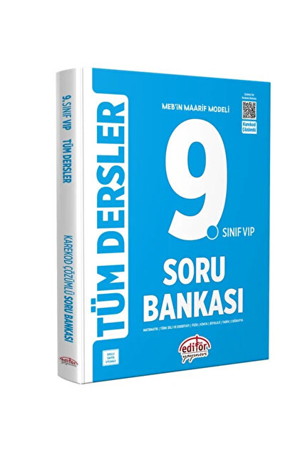Editör Yayınevi 9. Sınıf VIP Tüm Dersler Soru Bankası Editör