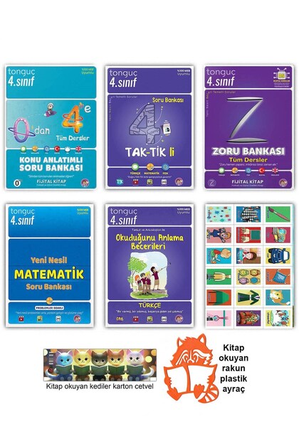 Tonguç Yayınları 4. Sınıf Şampiyon Set 0'dan 4'e Taktikli Zoru