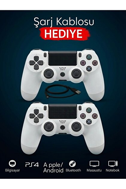 Kensa Ps 4 Joystick Tablet Telefon Pc Uyumlu Titreşimli Oyun Kolu