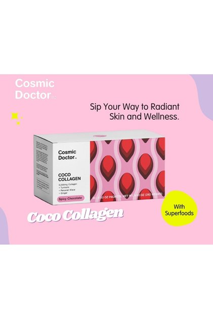 Collagen Supplement — Spicy Chocolate Flavour, 5000mg Collagen, Turmeric, Peruvian Maca, Ginger