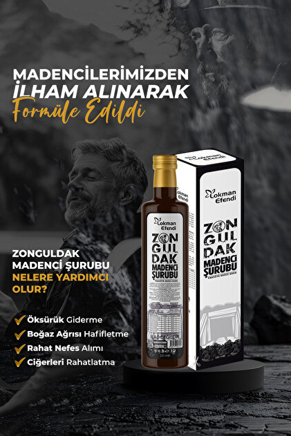 Lokman Efendi Zonguldak Madenci Şurubu 250 ml - Fiyatı, Yorumları