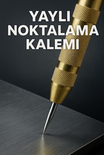 Yaylı Metal Noktalama İşaretleme Zımba Kalemi